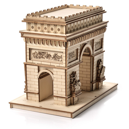 Łuk Triumfalny w Paryżu - Drewniane Puzzle 3D Model