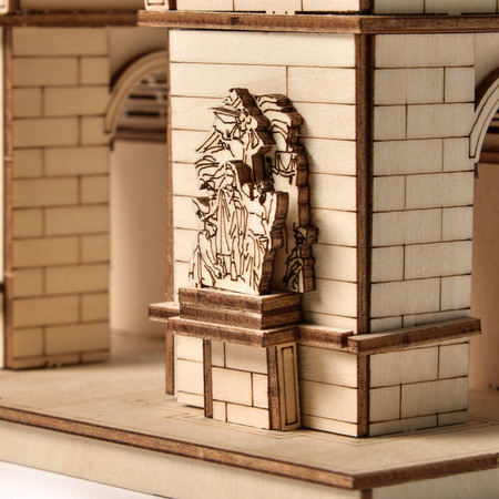 Łuk Triumfalny w Paryżu - Drewniane Puzzle 3D Model