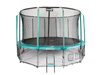 Duża Trampolina Ogrodowa Jumpi 487cm/16FT - Zielona 