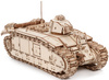 Czołg Char B1 WoT - Drewniane Puzzle 3D Little Story