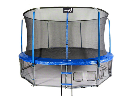Trampolina Ogrodowa Jumpi 435cm/14FT Maxy Comfort - Niebieska 