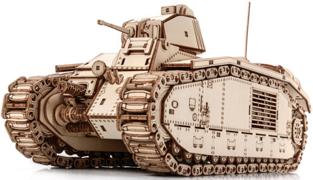 Czołg Char B1 WoT - Drewniane Puzzle 3D Little Story
