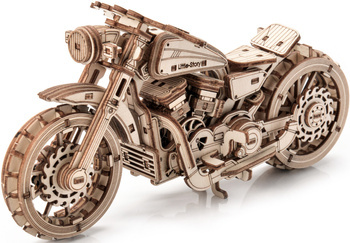 Motocykl Speedtail Model 3D - Drewniane Puzzle Little Story