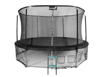 Trampolina Ogrodowa Jumpi 435cm/14FT Maxy Comfort - Czarna
