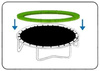 słona na Sprężyny do Trampoliny 487 cm (16FT) – Czarna