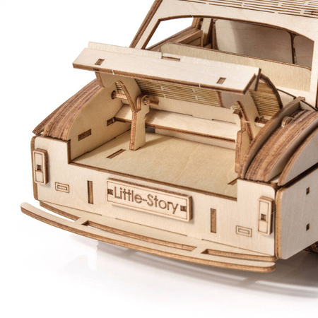 FSO Syrena 105 - Drewniane Puzzle Model 3D Little Story