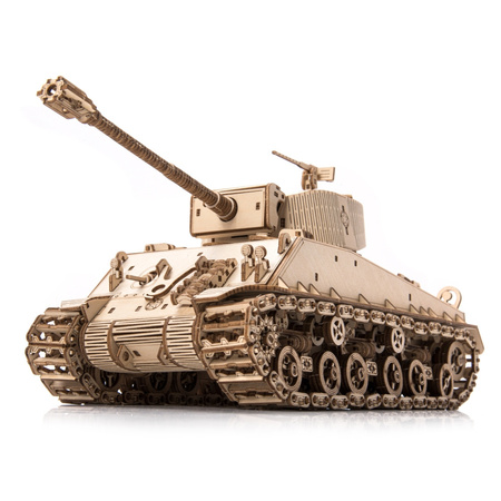 Czołg M4A3E8 Sherman WoT - Drewniane Puzzle 3D Little Story