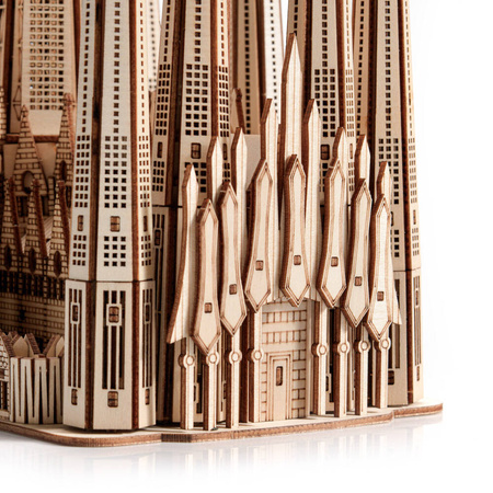 Sagrada Familia - Drewniane Puzzle Model 3D Little Story
