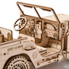 Samochód Wojskowy Jeep - Drewniane Puzzle Model 3D