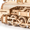 Lokomotywa do składania - Drewniane Puzzle 3D Model