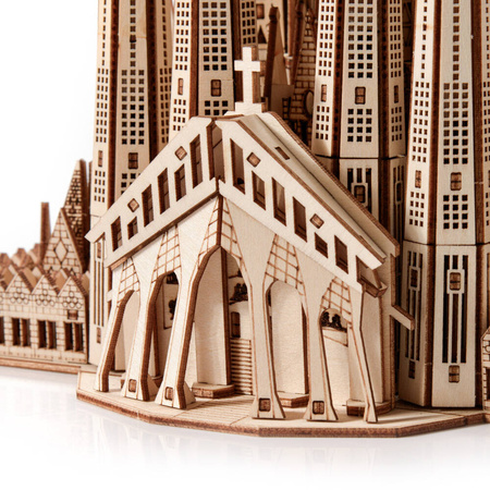 Sagrada Familia - Drewniane Puzzle Model 3D Little Story