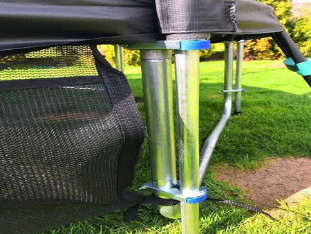 Duża Trampolina Ogrodowa Jumpi 487cm/16FT - Pomarańczowa