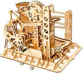 Tor Do Wyścigu Kulek - Drewniane Puzzle 3D ROBOTIME