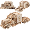 Drewniane Puzzle 3D Ciężarówka - Little Story