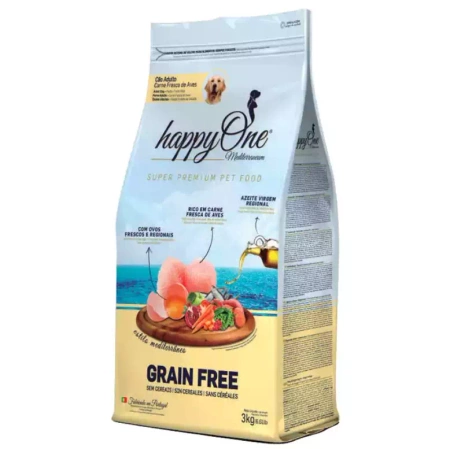 HappyOne Karma Super Premium psy dorosłe 12Kg - bez zbożowa