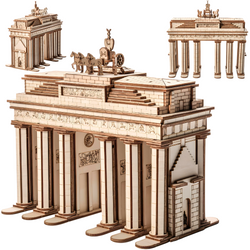 Brama Brandenburska - Drewniane Puzzle Model 3D Little Story