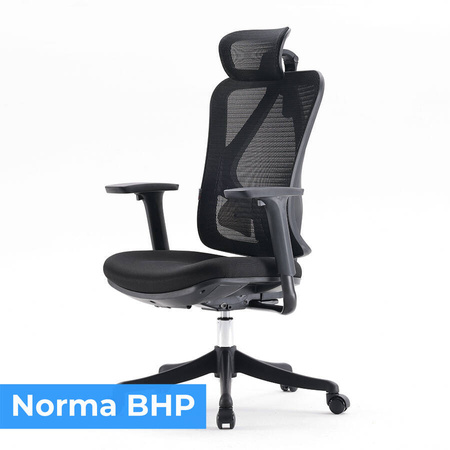 Ergonomiczny Fotel Biurowy ANGEL Europa 2.0 Obrotowy – Czarny