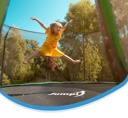 Duża Trampolina Ogrodowa Jumpi 487cm/16FT - Pomarańczowa