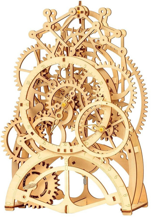 Zegar z Wahadłem - Drewniane Puzzle 3D ROBOTIME