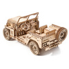 Samochód Wojskowy Jeep - Drewniane Puzzle Model 3D