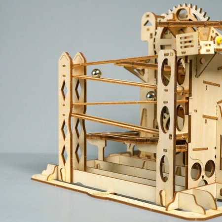 Tor Do Wyścigu Kulek - Drewniane Puzzle 3D ROBOTIME