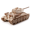 Czołg T-34-85 WoT - Drewniane Puzzle 3D Little Story