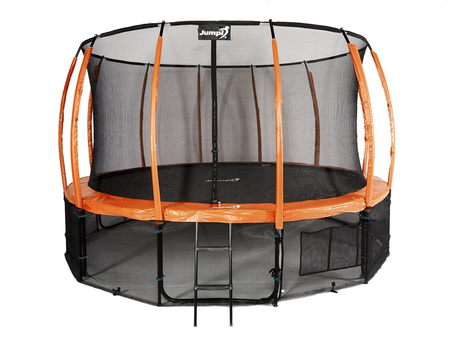 Duża Trampolina Ogrodowa Jumpi 487cm/16FT - Pomarańczowa