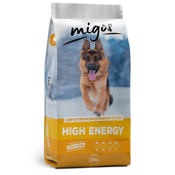 Migos High Energy 20kg - Karma dla psa