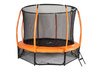 Trampolina Ogrodowa Jumpi 374cm/12FT Maxy Comfort Plus -  Pomarańczowa