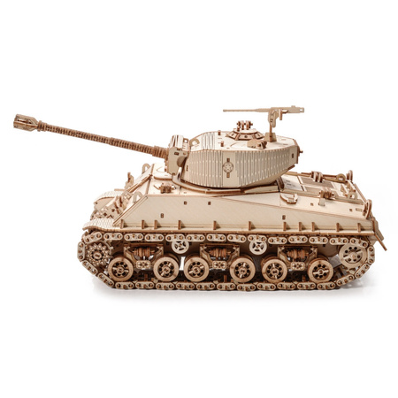 Czołg M4A3E8 Sherman WoT - Drewniane Puzzle 3D Little Story