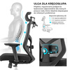 Fotel biurowy ergonomiczny Rosa bordowy ANGEL