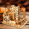 Tor Do Wyścigu Kulek - Drewniane Puzzle 3D ROBOTIME