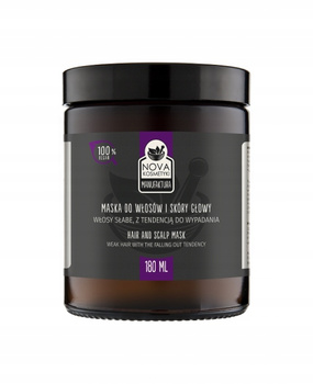 Maska do włosów i skóry głowy - włosy słabe, z tendencją do wypadania 180 ml