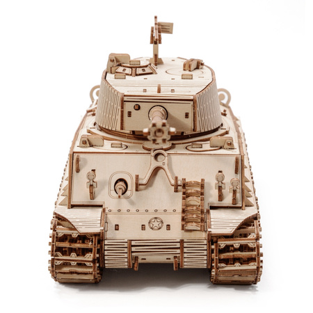Czołg M4A3E8 Sherman WoT - Drewniane Puzzle 3D Little Story
