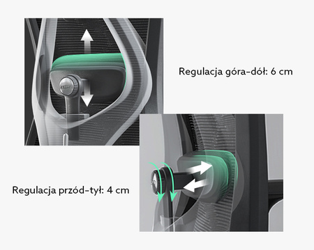 Ergonomiczny Fotel Biurowy ANGEL KalistO - Czarny
