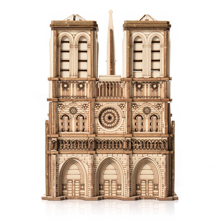 Katedra Notre-Dame - Drewniane Puzzle Model 3D