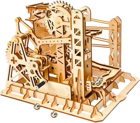 Tor Do Wyścigu Kulek - Drewniane Puzzle 3D ROBOTIME