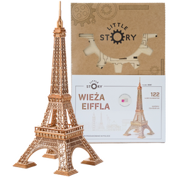 Drewniane Puzzle 3D - Wieża Eiffla | Little Story