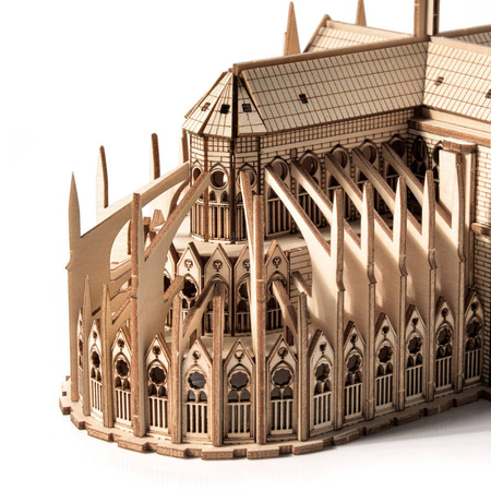Katedra Notre-Dame - Drewniane Puzzle Model 3D