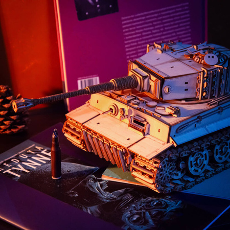 Czołg Tiger M1 WoT - Drewniane Puzzle 3D Little Story
