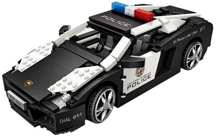 LOZ Klocki Konstrukcyjne Dla Dzieci - Samochód Policyjny