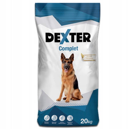 Karma sucha DEXTER COMPLETE dla psów RAS DUŻYCH 20KG