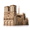 Katedra Notre-Dame - Drewniane Puzzle Model 3D
