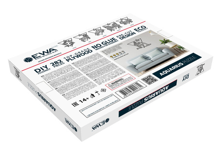 EWA Drewniane Puzzle 3D – Wodnik Dekoracja Ścienna