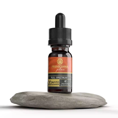Certyfikowany Olejek CBD 20% PLUS 4% CBG - olejek konopny  2000 mg
