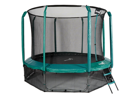 Trampolina Ogrodowa Jumpi 374cm/12FT Maxy Comfort -  Zielona