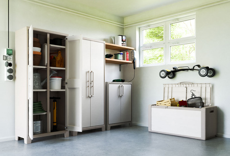 Wodoszczelna szafa wielofunkcyjna KETER KIS GULLIVER High - beżowa