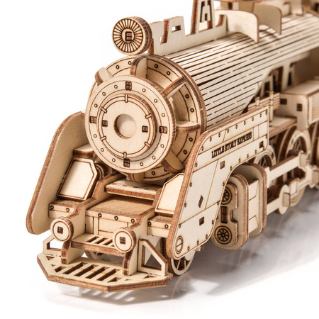 Lokomotywa do składania - Drewniane Puzzle 3D Model