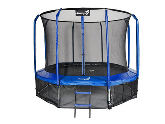 Trampolina Ogrodowa Jumpi 374cm/12FT Maxy Comfort -  Niebieska