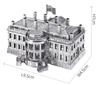 Piececool Puzzle Metalowe Model 3D - Biały Dom